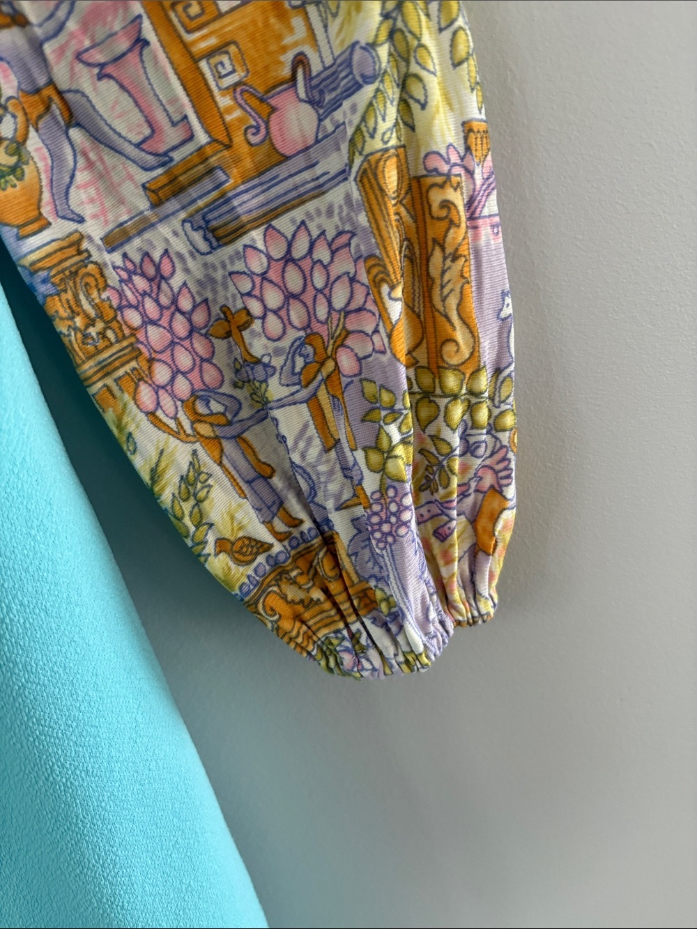 Vintage 60’s Dress Butterfly point collar Skimmer dress - Picture 9 of 12